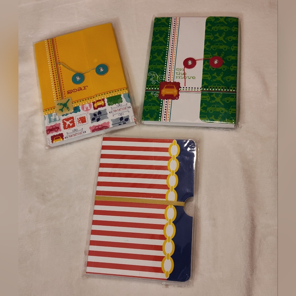 Colorful Transportation-Themed Invitation Set